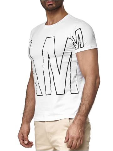 Arizona-Shopping Rundhals T-Shirt Oberteil in Weiß
