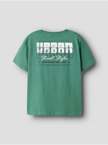 name it 2er Pack Basic T-Shirt Rundhals NKMBENNO in bottle green