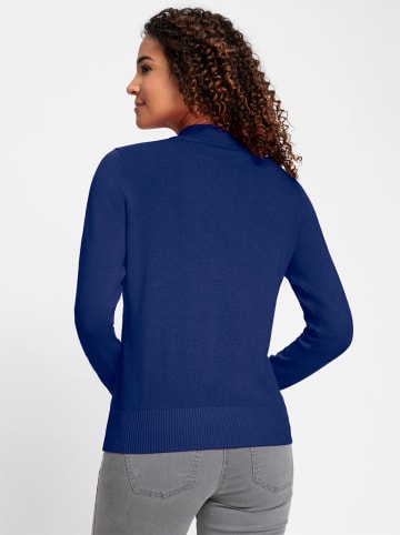 WITT WEIDEN Stehkragenpullover in royalblau