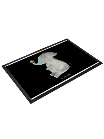 Mr. & Mrs. Panda fußmatte Elefant Biene ohne Spruch in Schwarz