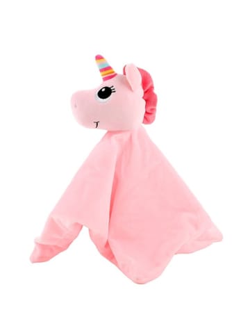 Toi-Toys LITTLE STARS Baby Schmusetuch mit Rassel Einhorn Rosa 0 Monate