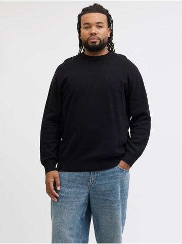 JACK & JONES PLUS Strickpullover in Black