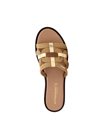 Les Tropéziennes par M Belarbi Ledersandalen Les Gina Gold