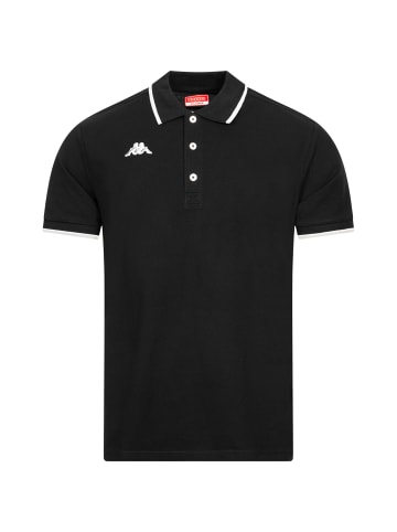 Kappa Kappa Poloshirt BASIC in SCHWARZ