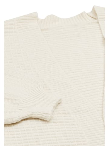 Tanuna Damen Strickjacke in Wollweiss