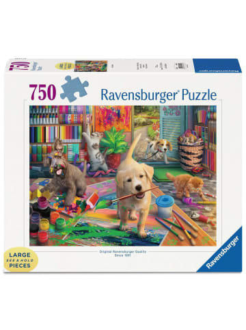 Ravensburger Ravensburger Puzzle 750 Teile Tierische Künstler in bunt
