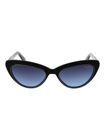 Pepe Jeans Frauen Sonnenbrille Katzenauge Schwarz