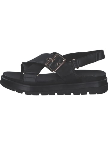 Marco Tozzi Keilsandaletten in BLACK