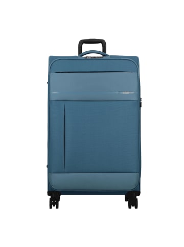 Jump Monthélys 4 Rollen Trolley 78 cm mit Dehnfalte blue