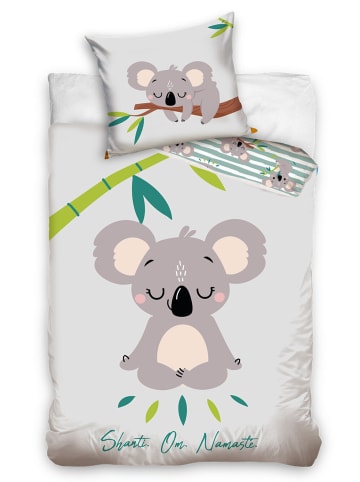 termana Traum&Trend Kinder Bettwäsche-Set "Koala" in Grau