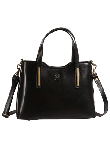 Toscanto Toscanto Schultertasche Leder schwarz ca. 31cm