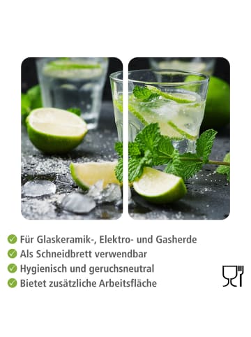 Wenko Herdabdeckplatte Universal Mojito 2er Set in Mehrfarbig