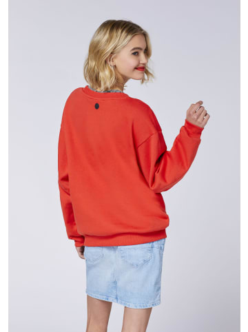 emoji Sweater in Rot