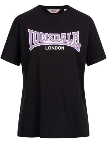 Lonsdale Shirt "Ousdale" in Schwarz