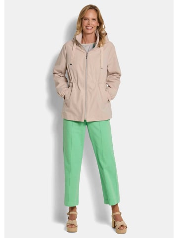 GOLDNER Kurzgröße:  Freizeitjacke mit Kapuze in beige