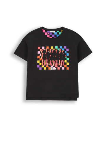 Coccodrillo T-Shirt mit kurzen Ärmeln in schwarz