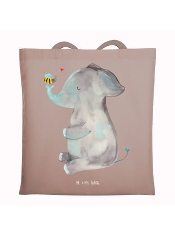 Mr. & Mrs. Panda Schultertasche Elefant Biene ohne Spruch in Braun Pastell