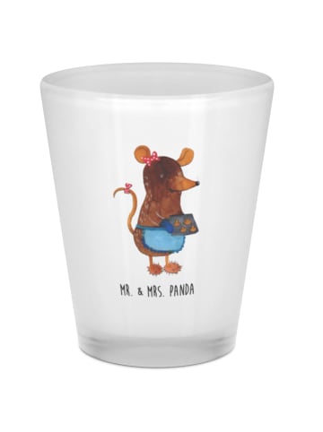 Mr. & Mrs. Panda Schnapsglas Maus Kekse ohne Spruch in Transparent