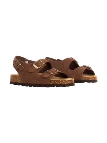 Divine Factory Kinder-Pantolette aus Leder Noga Mistraly BS Edge Braun