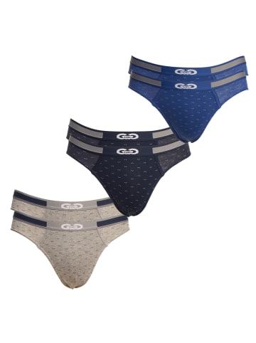 Le Petit Garcon 6er-Set: Slip in Multicolored