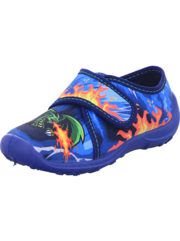 Fischer Markenschuh Hausschuh in blau