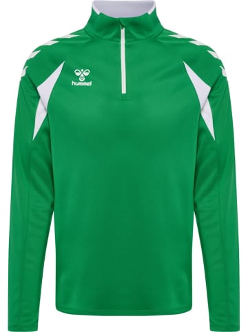Hummel Trainingsjacke "Core 2.0 Half Zip" in Grün