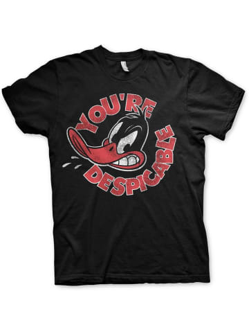 Looney Tunes T-Shirt "Daffy Duck Youre Despicable Big Tall T-Shirt" in Schwarz