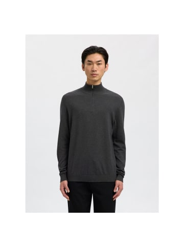 Selected Pullover in Antracit-Melange
