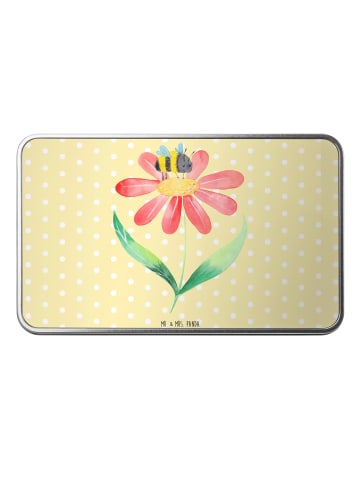 Mr. & Mrs. Panda Metalldose Hummel Blume ohne Spruch in Gelb Pastell