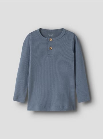 name it Langarmshirt in blue mirage