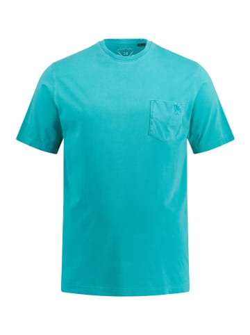 JP1880 Kurzarm T-Shirt in dunkles türkis