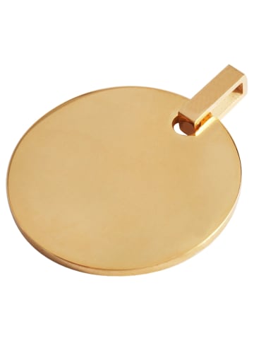Adeliás Unisex Anhänger – Anhänger aus Edelstahl in gold