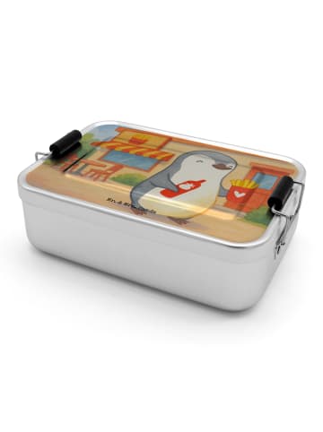 Mr. & Mrs. Panda Bento Box Pinguin Pommes Design ohne Spruch in Weiß