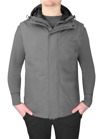 Normani Outdoor Sports Herren Hardshellweste Kolumbus in Grau