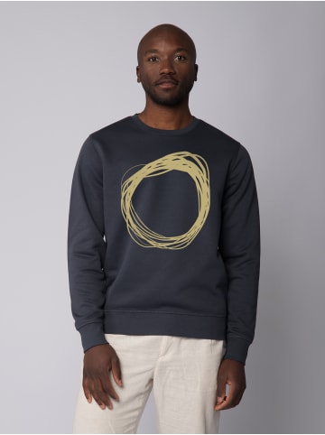 wat? Apparel Sweatshirt Kreis in India Ink Grey
