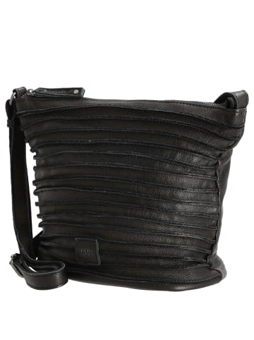 FREDs BRUDER Riffelinchen - Schultertasche 28 cm (black) in schwarz