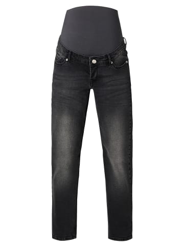 Noppies Straight Umstandsjeans Azua in Black Denim