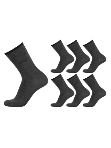 Camel Active 6 Paar Basicsocken halbhoch in anthrazit