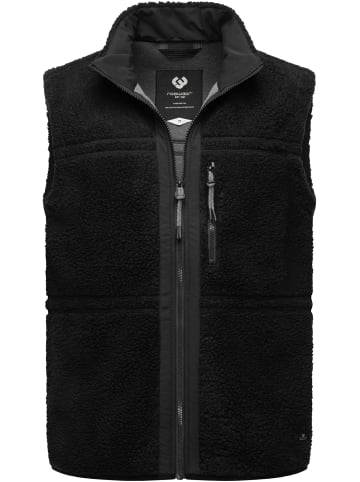 ragwear Plüschweste Noory Vest in Black
