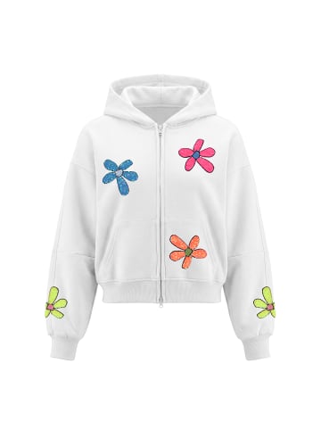 IZIA Women Hoodie in White