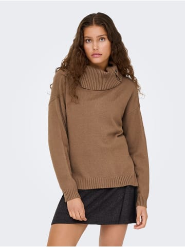 ONLY Strickpullover in Cocoa Créme
