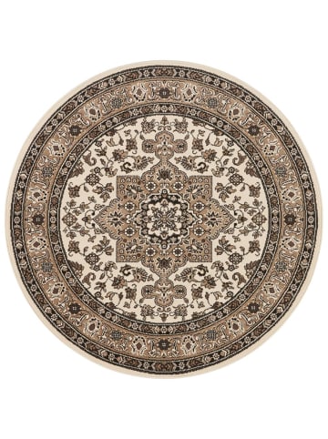 Nouristan Orientalischer Kurzflor Teppich Parun Täbriz beige