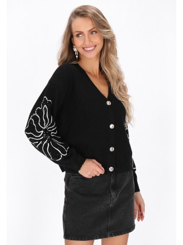 IZIA Women Cardigan in black