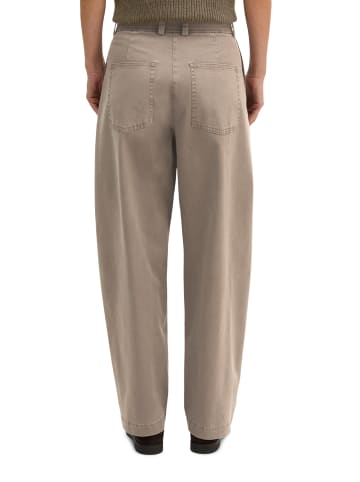 Marc O'Polo Barrel Pants mit Gürtel in Stone Taupe