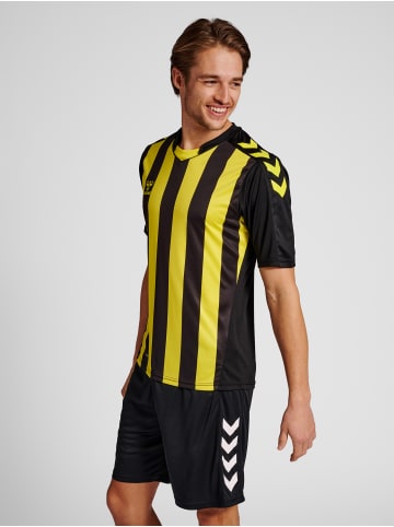 Hummel T-Shirt Hmlcore Herren in BLACK/BLAZING YELLOW