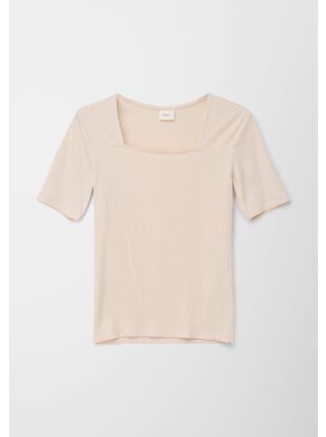 s.Oliver T-Shirt kurzarm in Beige