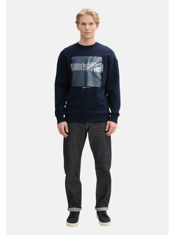 Tom Tailor Sweatshirt in dunkelblau