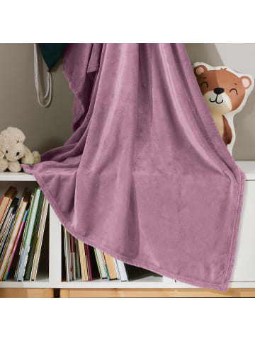 REDBEST Fleece, Microfaser Wohndecke 10er-Pack in orchidee
