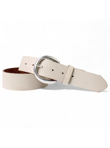 FRONHOFER Ledergürtel in Creme