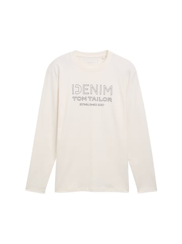 Tom Tailor Longsleeve in weiß